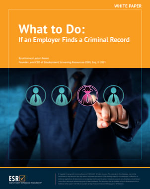What to Do if an Employer Finds a Criminal Record